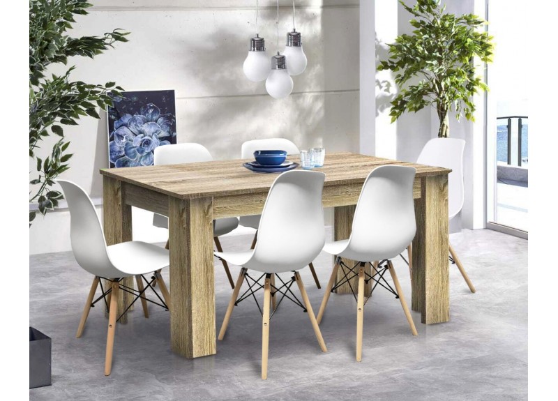 DINING TABLE MESA (DIY) 6 PLACES 4'6*3'